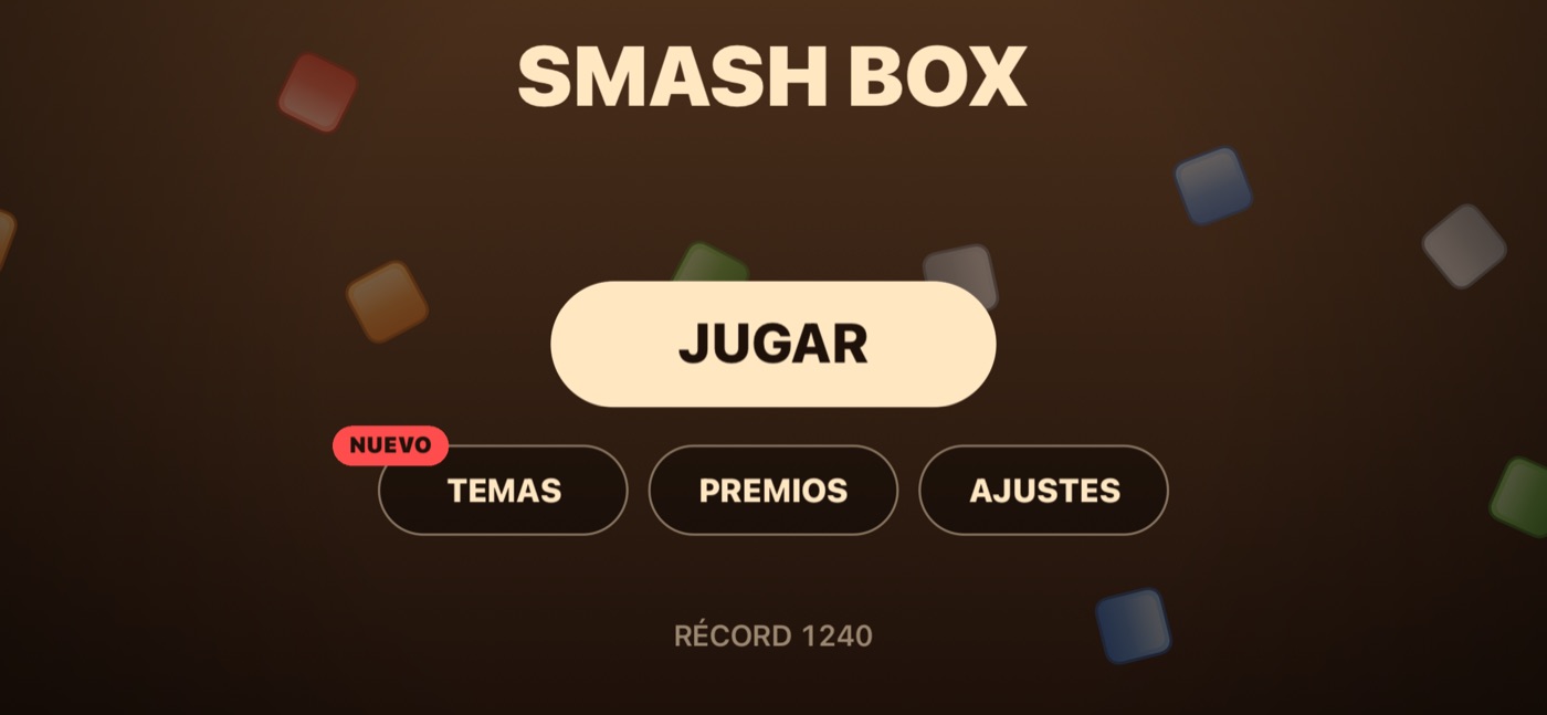 La pantalla de inicio